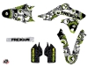 Kawasaki 250 KXF Dirt Bike Freegun Eyed Graphic Kit Green LIGHT