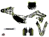 Kawasaki 250 KXF Dirt Bike Freegun Eyed Graphic Kit Green