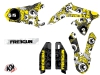 Suzuki 250 RMZ Dirt Bike Freegun Eyed Graphic Kit Yellow LIGHT