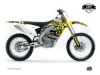 Suzuki 250 RMZ Dirt Bike Freegun Eyed Graphic Kit Yellow LIGHT