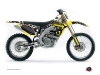 Suzuki 250 RMZ Dirt Bike Freegun Eyed Graphic Kit Yellow
