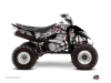 Kit Déco Quad Freegun Eyed Suzuki 400 LTZ IE Gris Rouge