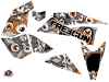 KTM 450-525 SX ATV Freegun Eyed Graphic Kit Grey Orange