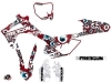 Kit Déco Moto Cross Freegun Eyed Honda 450 CRF Rouge Bleu