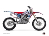 Honda 450 CRF Dirt Bike Freegun Eyed Graphic Kit Red