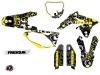 Suzuki 450 RMZ Dirt Bike Freegun Eyed Graphic Kit Yellow