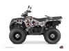 Kit Déco Quad Freegun Eyed Polaris 450 Sportsman Gris Rouge