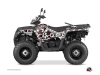 Kit Déco Quad Freegun Eyed Polaris 570 Sportsman Forest Gris Rouge