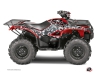 Yamaha 700-708 Kodiak ATV Freegun Eyed Graphic Kit Red