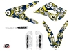 Kit Déco Moto Cross Freegun Eyed Husqvarna TC 85 Bleu Jaune LIGHT