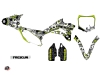 Kawasaki 85 KX Dirt Bike Freegun Eyed Graphic Kit Green