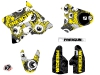 Kit Déco Moto Cross Freegun Eyed Suzuki 85 RM Jaune LIGHT