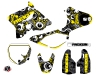 Suzuki 85 RM Dirt Bike Freegun Eyed Graphic Kit Yellow