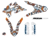 KTM 85 SX Dirt Bike Freegun Eyed Graphic Kit Orange LIGHT