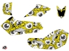 Suzuki 90 LTZ ATV Freegun Eyed Graphic Kit Yellow