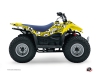 Kit Déco Quad Freegun Eyed Suzuki 90 LTZ Jaune