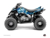 Yamaha 90 Raptor ATV Freegun Eyed Graphic Kit Blue