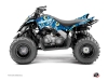 Kit Déco Quad Freegun Eyed Yamaha 90 Raptor Bleu