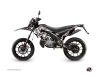 Kit Déco 50cc Freegun Eyed Derbi Xtreme Gris Rouge