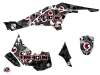 Can Am DS 450 ATV Freegun Eyed Graphic Kit Grey Red