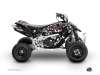 Can Am DS 450 ATV Freegun Eyed Graphic Kit Grey Red
