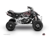 Can Am DS 650 ATV Freegun Eyed Graphic Kit Grey Red