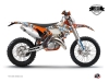 KTM EXC-EXCF Dirt Bike Freegun Eyed Graphic Kit Orange LIGHT