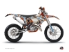 KTM EXC-EXCF Dirt Bike Freegun Eyed Graphic Kit Orange