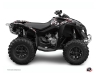 Can Am Renegade ATV Freegun Eyed Graphic Kit Grey Red