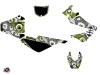 Derbi Xrace 50cc Freegun Eyed Graphic Kit Green