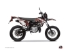 Kit Déco 50cc Freegun Firehead Yamaha DT 50 Rouge