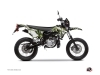 Yamaha DT 50 50cc Freegun Firehead Graphic Kit Green