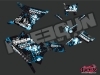 Kit Déco Quad Freegun Polaris Scrambler 850-1000 XP Bleu