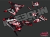Polaris Scrambler 850-1000 XP ATV Freegun Graphic Kit Red