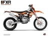 KTM EXC-EXCF Dirt Bike FXR N4 Graphic Kit Orange