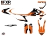 KTM 350 SXF Dirt Bike FXR N4 Graphic Kit Orange