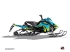 Kit Déco Motoneige Gage Arctic Cat ASCENDER Bleu Jaune