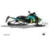 Kit Déco Motoneige Gage Arctic Cat Pro Climb Bleu Jaune