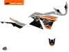 KTM 1190 Adventure R Street Bike Gear Graphic Kit Grey Orange