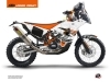 Kit Déco Motocross Gear KTM 450 Rally Blanc