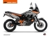 Kit Déco Moto Gear KTM 990 Adventure Gris Orange