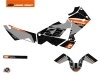 KTM 990 Adventure Street Bike Gear Graphic Kit Grey Orange