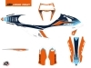 Kit Déco Moto Cross Genesis KTM EXC-EXCF Bleu