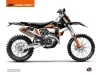 KTM EXC-EXCF Dirt Bike Genesis Graphic Kit Black