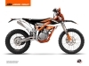 KTM 250 FREERIDE Dirt Bike Genesis Graphic Kit Black