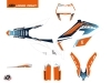 Kit Déco Moto Cross Genesis KTM 350 FREERIDE Bleu