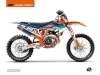 KTM 125 SX Dirt Bike Genesis Graphic Kit Blue