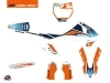 KTM 65 SX Dirt Bike Genesis Graphic Kit Blue