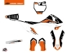 KTM 65 SX Dirt Bike Genesis Graphic Kit Black