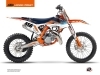 KTM 85 SX Dirt Bike Genesis Graphic Kit Blue